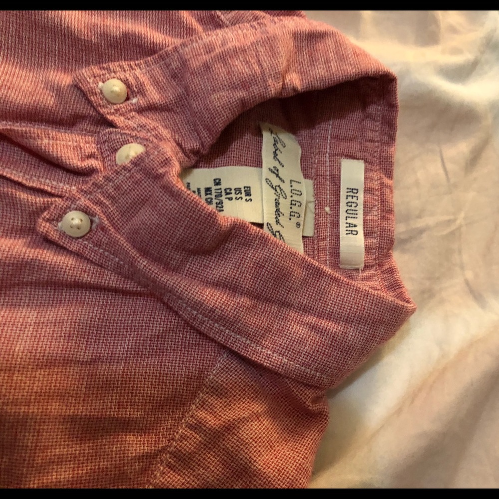 Red Button Shirt - Picture 2 of 4